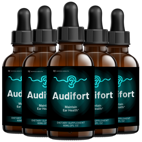Audifort Official Tinnitus And Overall Ear Health (5 Bottle)