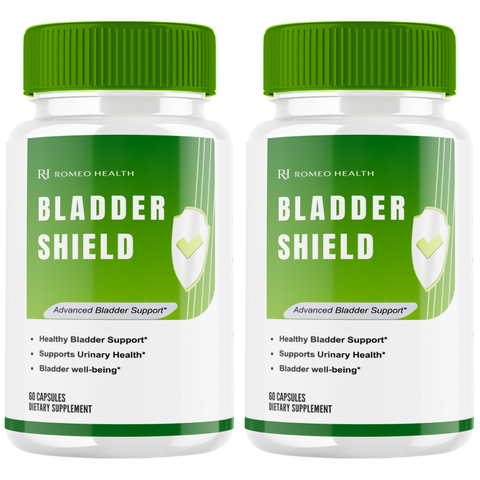 Bladder Shield Official Capsules, Advanced Urinary Tract Health Formula Pills (2 Bottle)