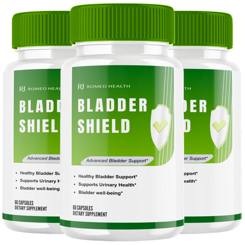 Bladder Shield Official Capsules, Advanced Urinary Tract Health Formula Pills (3 Bottle)
