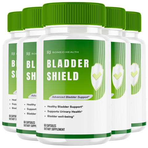 Bladder Shield Official Capsules, Advanced Urinary Tract Health Formula Pills (5 Bottle)