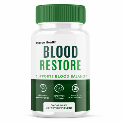 Blood Restore Capsules, Official Blood Restore Support Supplement Pills (3 Bottle)