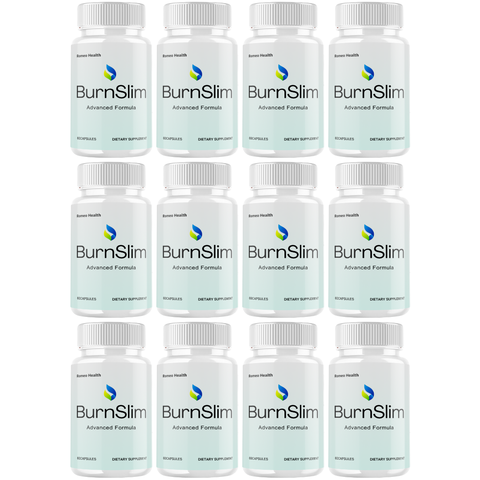 Burn Slim Weight Loss Support Pills, Official BurnSlim Healthy Energy (12 Bottle)