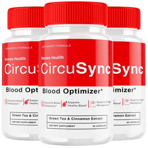 CircuSync Official Blood Health Support Dietary Supplement (3 Bottle)