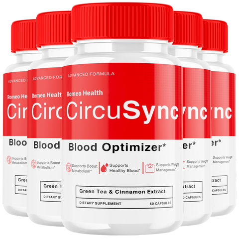 CircuSync Official Blood Health Support Dietary Supplement (5 Bottle)