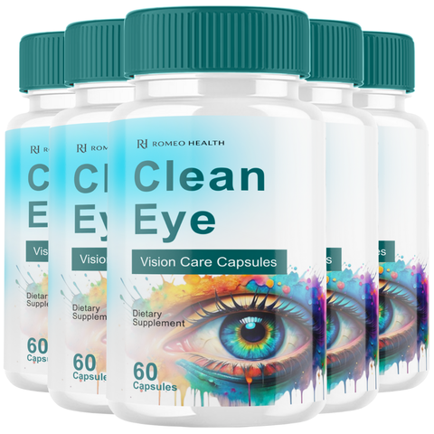 Clean Eye Official Vision Support (5 Bottle)