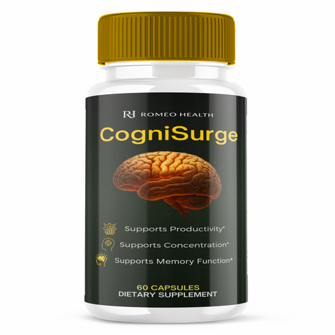 CogniSurge Official Brain Health & Memory Support (1 Bottle)
