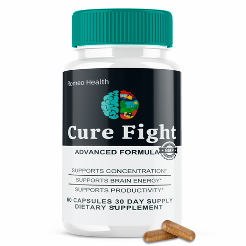 Cure Fight for Memory - Official CureFight Brain Health Supplement Pills, Natural Advanced Formula Cognitive Function - (1 Bottle)