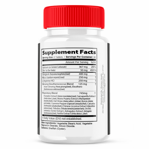 Ereturbo for Men - Official EreTurbo Male Health Support Formula (1 Bottle)
