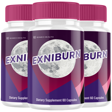 Exniburn Official Weight Loss Support Dietary Supplement (3 Bottle)