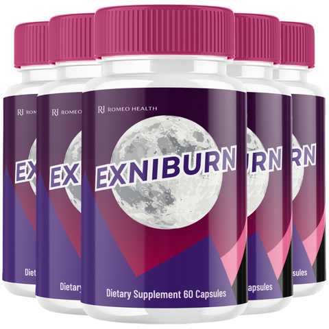 Exniburn Official Weight Loss Support Dietary Supplement (5 Bottle)