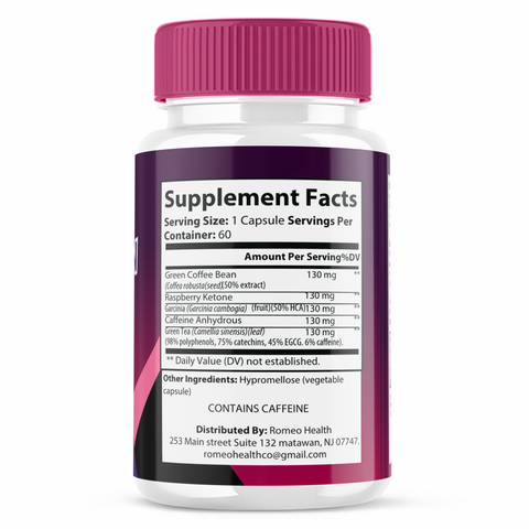 Exniburn Official Weight Loss Support Dietary Supplement (5 Bottle)