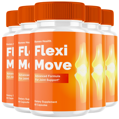 Flexi Move Joint Supplement Capsules, Official FlexiMove Pills (5 Bottle)