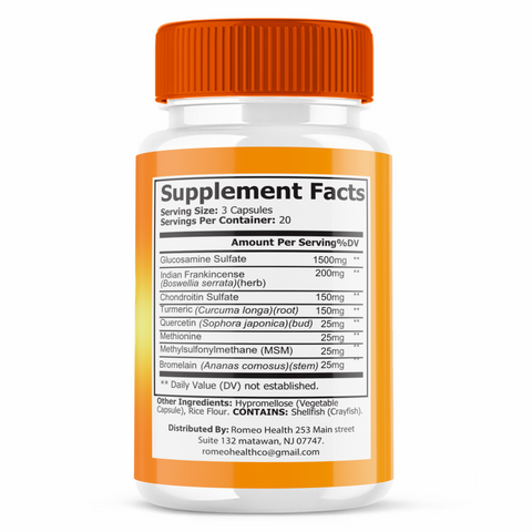 Flexi Move Joint Supplement Capsules, Official FlexiMove Pills (5 Bottle)