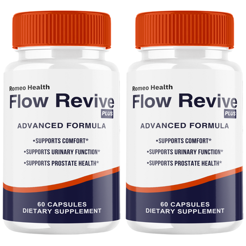 Flow Revive Pro Supplement for Men – Official FlowRevive Plus Advanced Formula (2 Bottle)