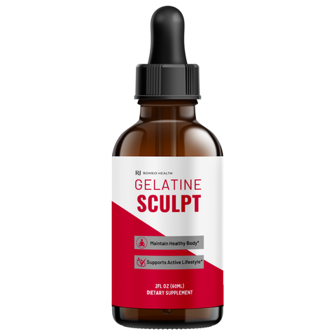 Gelatine Sculpt Official Drops Advanced Health & Weight Loss Supplement (1 Bottle)