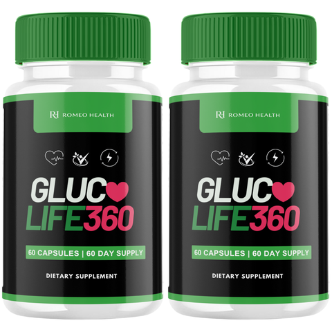 Gluco Life 360 Blood Health Support Supplement (2 Bottle)