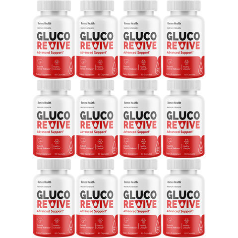 Gluco Revive Blood Support Supplement (12 Bottle)