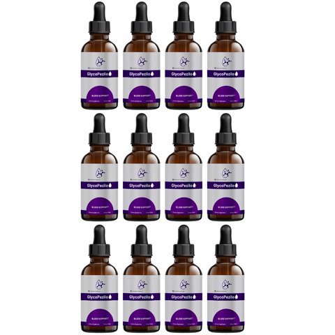 Glycopezil Official Blood Health Support Drops – Vitamin Supplement (12 Bottle)