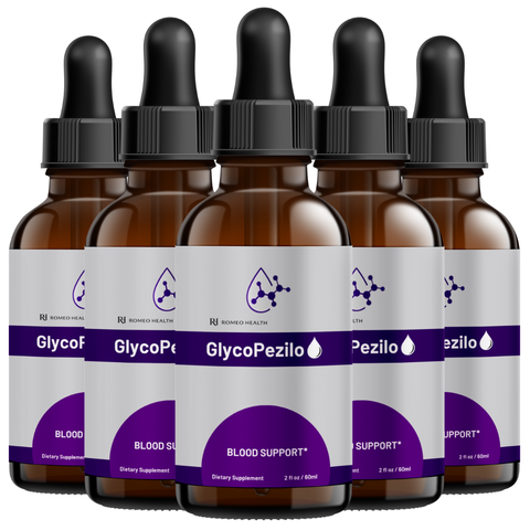 Glycopezil Official Blood Health Support Drops – Vitamin Supplement (5 Bottle)