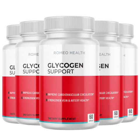 (6 Bottles) Glycogen Support - Sweet Relief Blood Vessel Cleaner