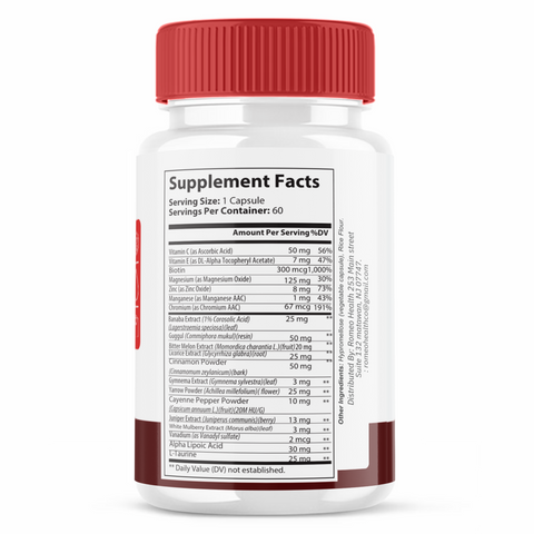 Glyco Thrive Capsules, Official Glyco Thrive Advanced Blood Formula Supplement Pills (5 Bottle)