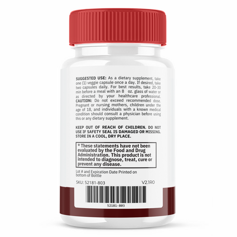 Glyco Thrive Capsules, Official Glyco Thrive Advanced Blood Formula Supplement Pills (2 Bottle)