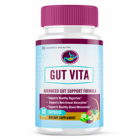 Gut Vita Official Digestion & Gut Health Probiotic (1 Bottle)