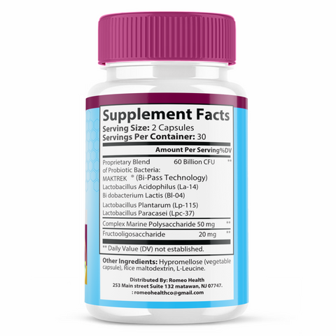Gut Vita Official Digestion & Gut Health Probiotic (1 Bottle)