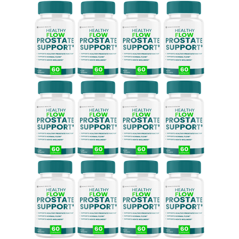 Healthy Flow Official Prostate Support Urinary Function Supplement (12 Bottle)