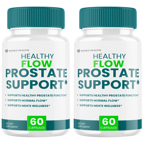 Healthy Flow Official Prostate Support Urinary Function Supplement (2 Bottle)