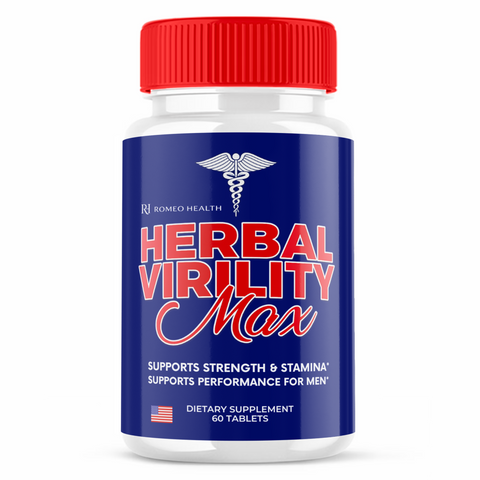 Herbal Virility Official Max Advanced Stamina and Male Support (12 Bottle)