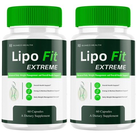 Lipo Fit Official Extreme Weight Management Dietary Supplement (2 Bottle)
