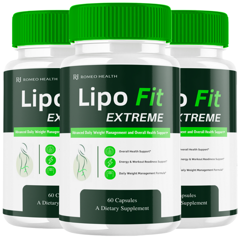 Lipo Fit Official Extreme Weight Management Dietary Supplement (3 Bottle)