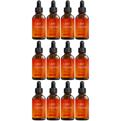 Lipo Forme Official Drops Advanced Health & Weight Loss LipoForme (12 Bottle)