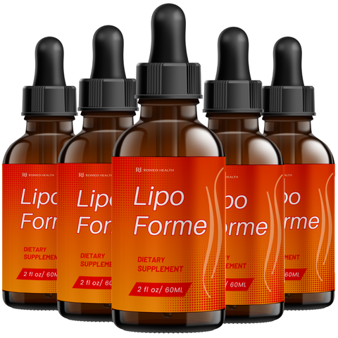 Lipo Forme Official Drops Advanced Health & Weight Loss LipoForme (5 Bottle)