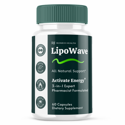 LipoWave Official Weight Support And Overall Wellness (3 Bottle)