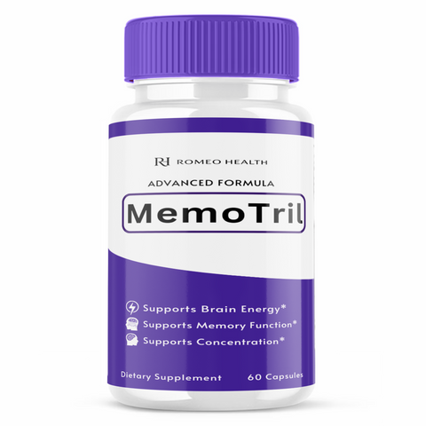 MemoTril Official Capsules Natural Brain & Memory Support Supplement (5 Bottle)