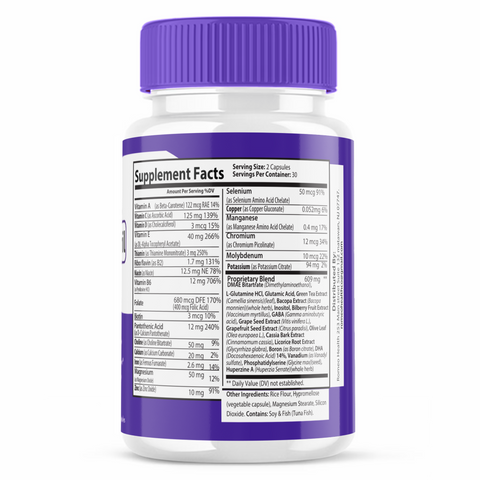 MemoTril Official Capsules Natural Brain & Memory Support Supplement (5 Bottle)