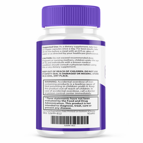 MemoTril Official Capsules Natural Brain & Memory Support Supplement (5 Bottle)