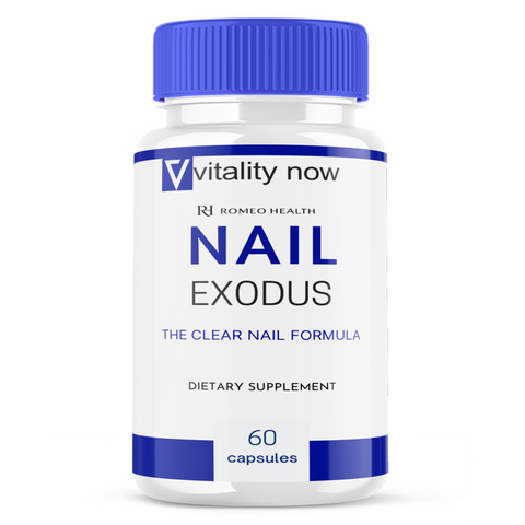 Nail Exodus Official Clear Nail Formula Nail Health Support Supplement (1 Bottle)