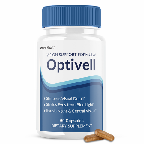 Optivell Vision Support Formula Pills, Opti Vell Eye Health (1 Bottle)