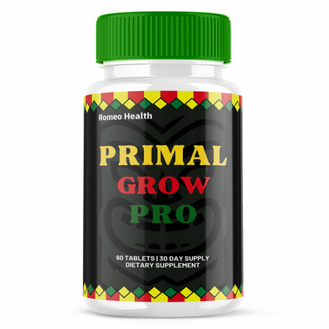 Primal Grow Pro Official - Men's Health & Endurance (1 Bottle)