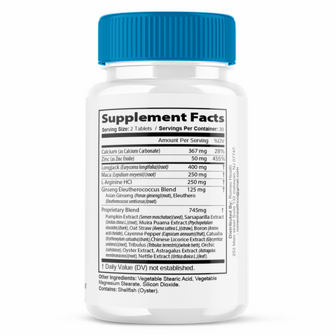 Primo Boost XL Official Performance Tablets, PrimoBoostXL Male Support (12 Bottle)