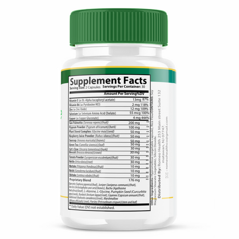 Prostafense Advanced Prostate Support Natural Bladder Health Formula (12 Bottle)