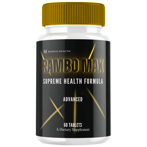 Rambo Max Official Male Performance Supplement RamboMax (5 Bottle)