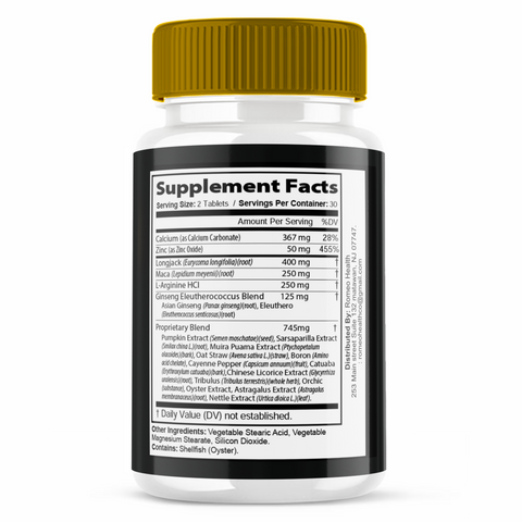 Rambo Max Official Male Performance Supplement RamboMax (5 Bottle)