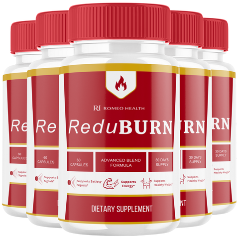 Redu Burn Official Weight Support Formula Dietary Supplement (5 Bottle)