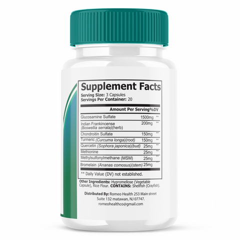 RegeniJoint - Official Regeni Joint Supplement Pills Advanced Formula (1 Bottle)