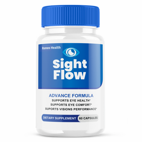 Sight Flow Official Eye Support Capsules, SightFlow Vision Health Pills (12 Bottle)