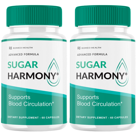 Sugar Harmony Official Gluco Blood And Cardiovascular Support (2 Bottle)